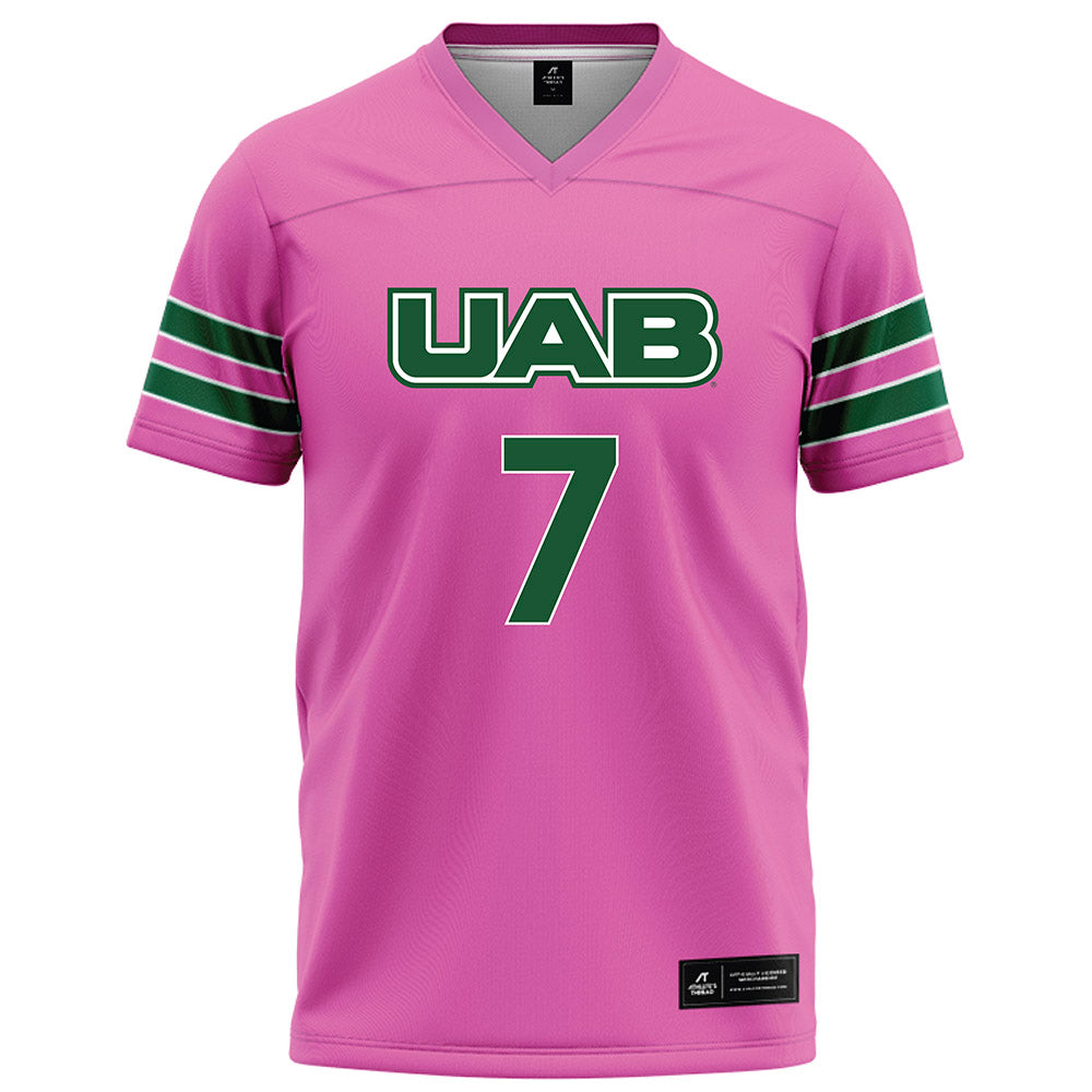 UAB - NCAA Football : adrian maddox - Pink Football Jersey-0