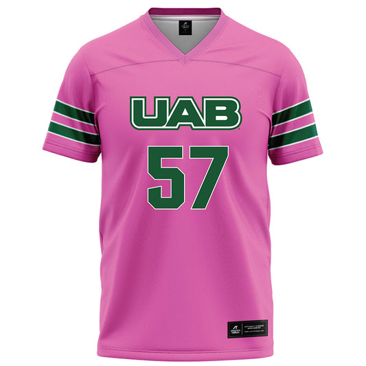 UAB - NCAA Football : Aidan Platt - Pink Football Jersey-0