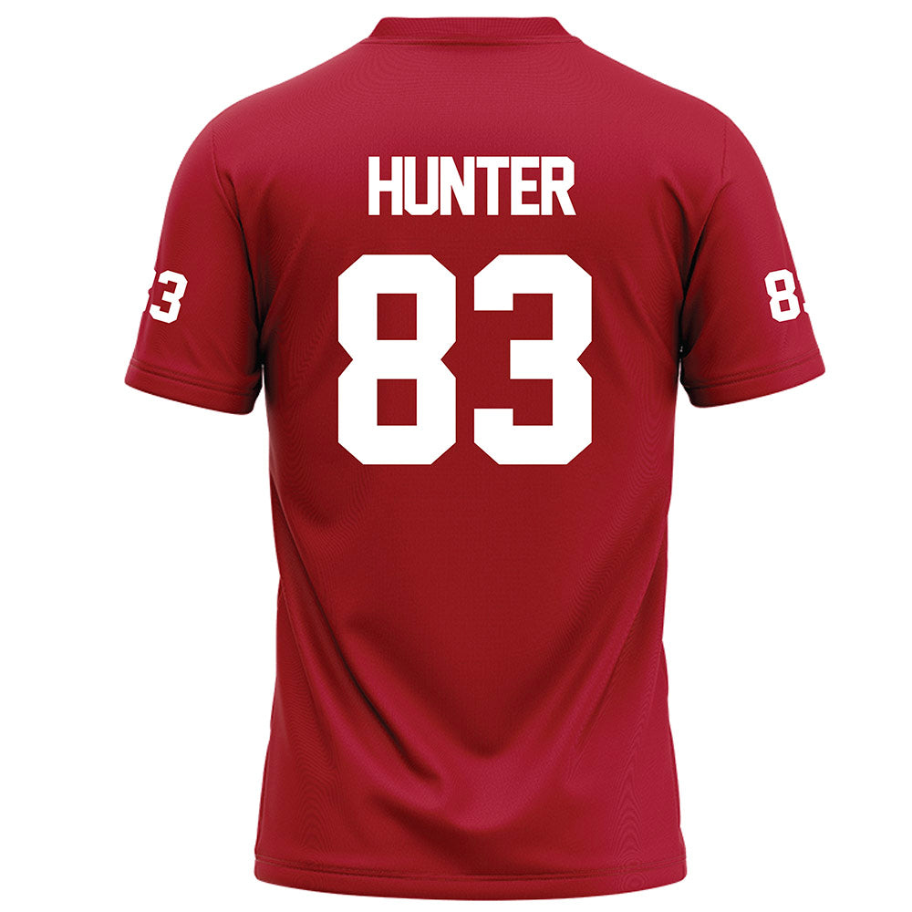 Nicholls State - NCAA Football : Everett Hunter - Red Football Jersey-1