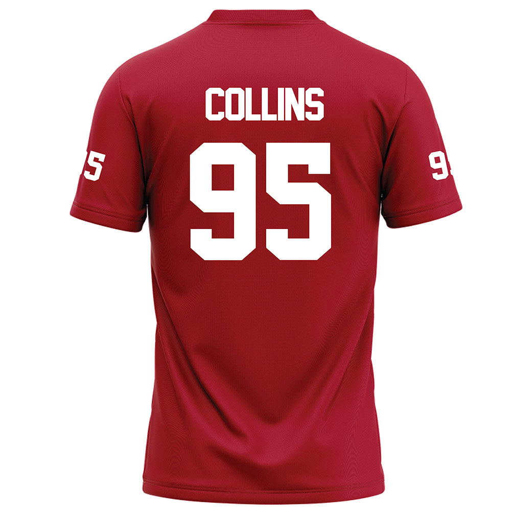 Nicholls State - NCAA Football : Shay Collins - Red Football Jersey-1