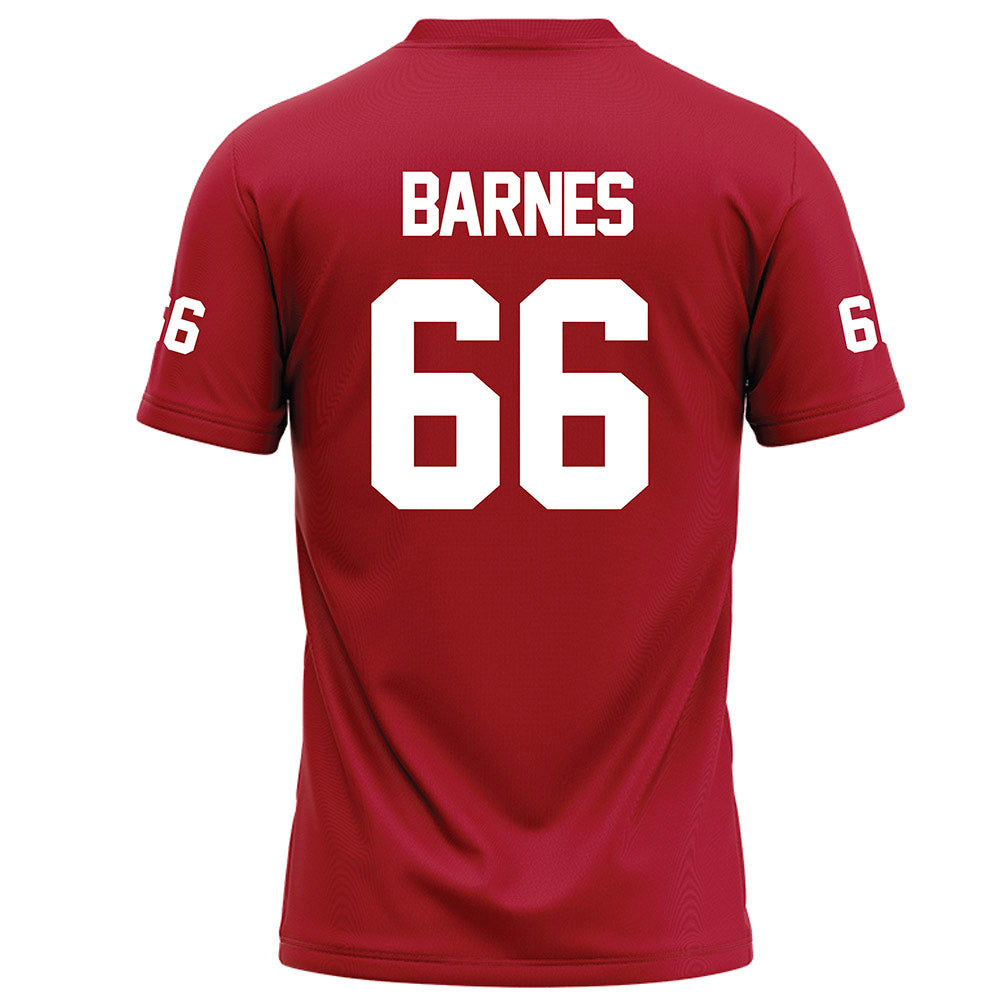 Nicholls State - NCAA Football : Kamron Barnes - Red Football Jersey-1