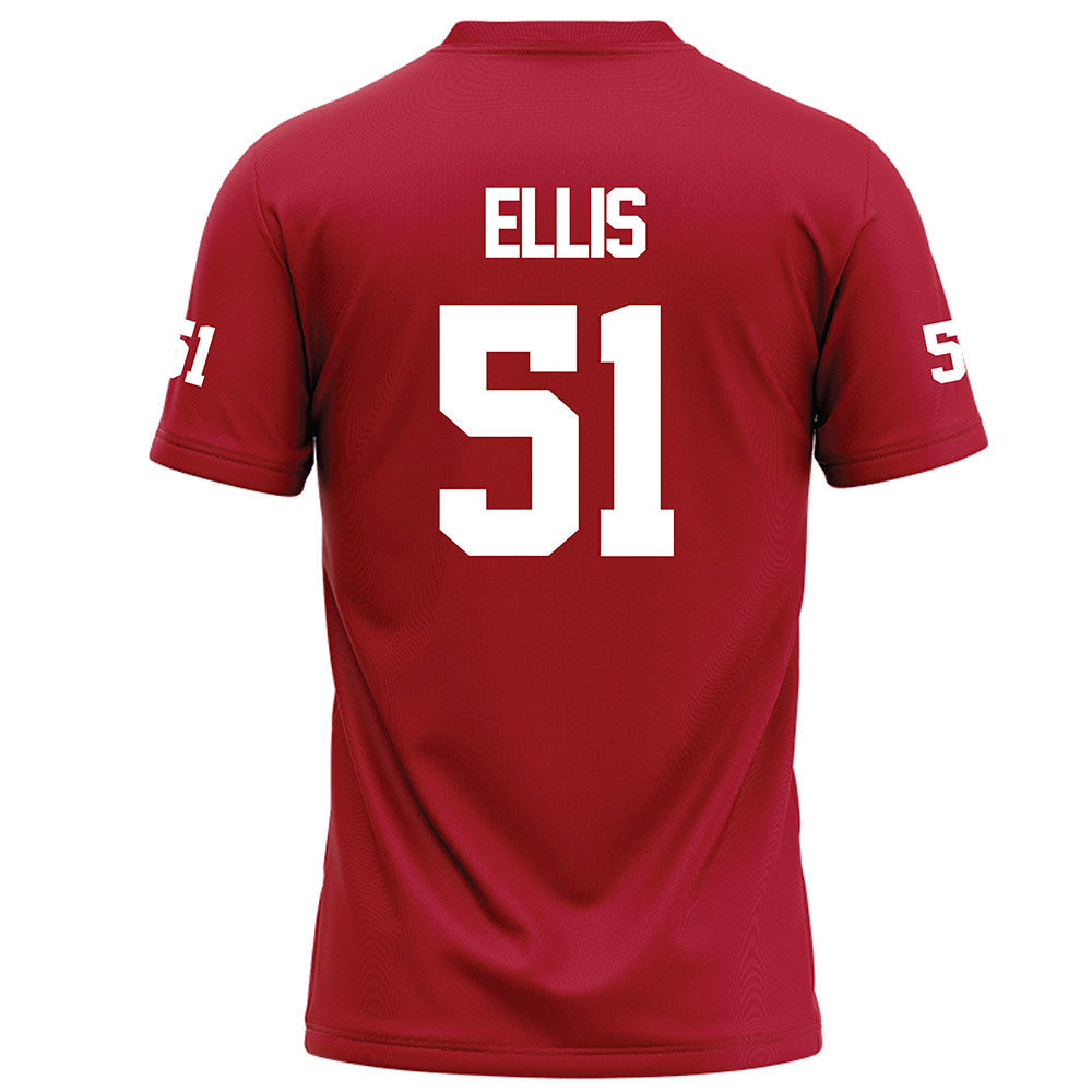 Nicholls State - NCAA Football : Malik Ellis - Red Football Jersey-1