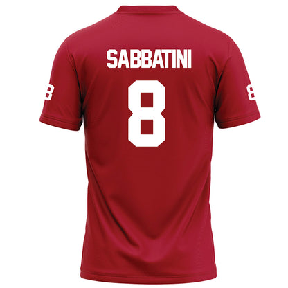 Nicholls State - NCAA Football : Elijah Sabbatini - Red Football Jersey-1