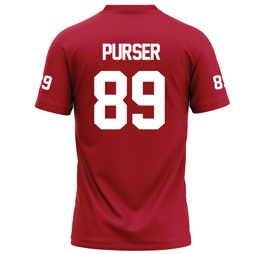 Nicholls State - NCAA Football : Jack Purser - Red Football Jersey-1