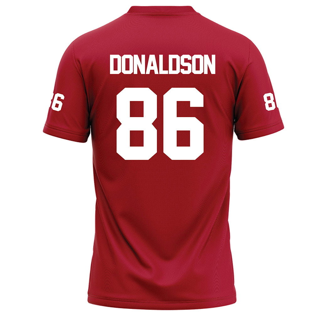 Nicholls State - NCAA Football : Gregory Donaldson - Red Football Jersey-1