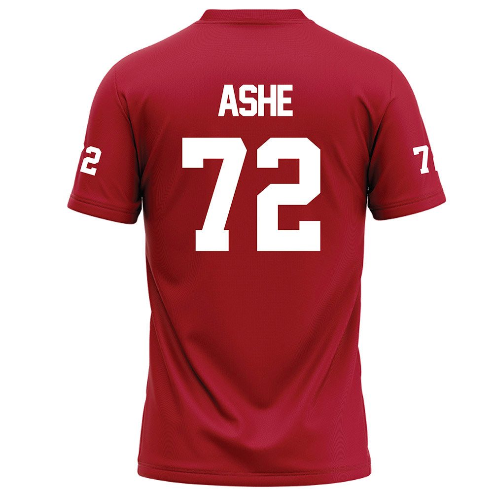 Nicholls State - NCAA Football : Thomas Ashe - Red Football Jersey-1