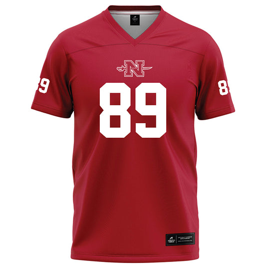 Nicholls State - NCAA Football : Jack Purser - Red Football Jersey-0