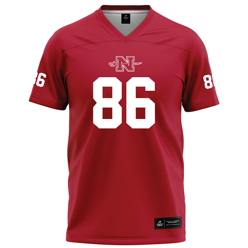 Nicholls State - NCAA Football : Gregory Donaldson - Red Football Jersey-0