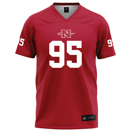 Nicholls State - NCAA Football : Shay Collins - Red Football Jersey-0
