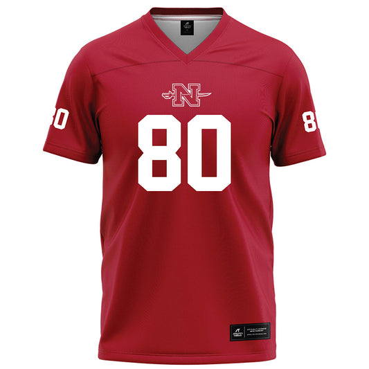 Nicholls State - NCAA Football : Amari Clayton - Red Football Jersey-0