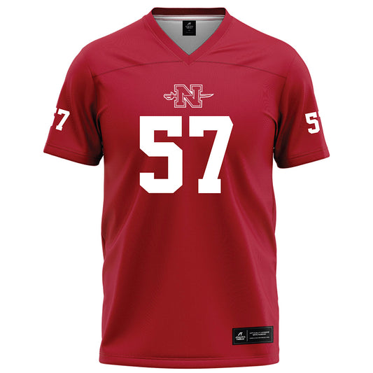 Nicholls State - NCAA Football : Jamaal Sapp - Red Football Jersey-0
