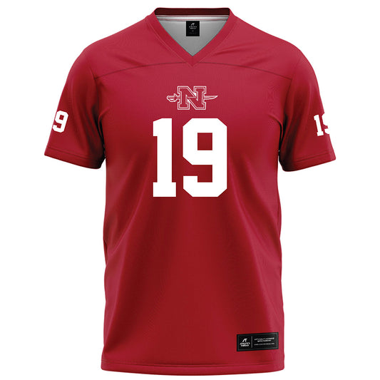 Nicholls State - NCAA Football : Collin Guggenheim - Red Football Jersey