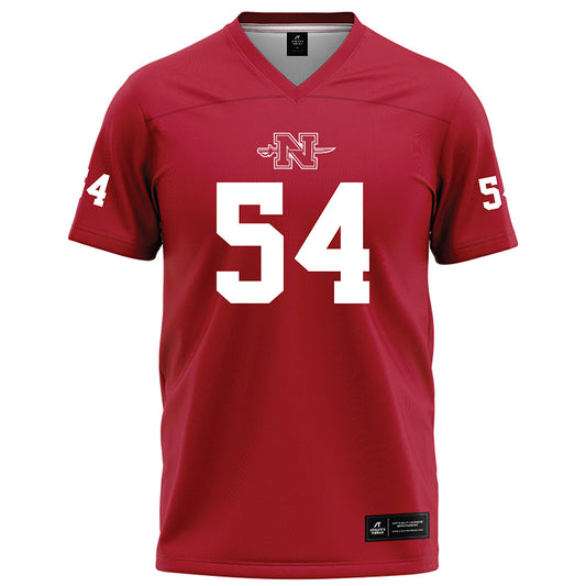 Nicholls State - NCAA Football : Jamard Jones Jr - Red Football Jersey-0