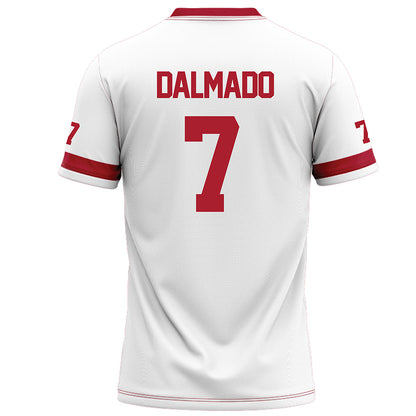 Nicholls State - NCAA Football : Jake Dalmado - White Football Jersey