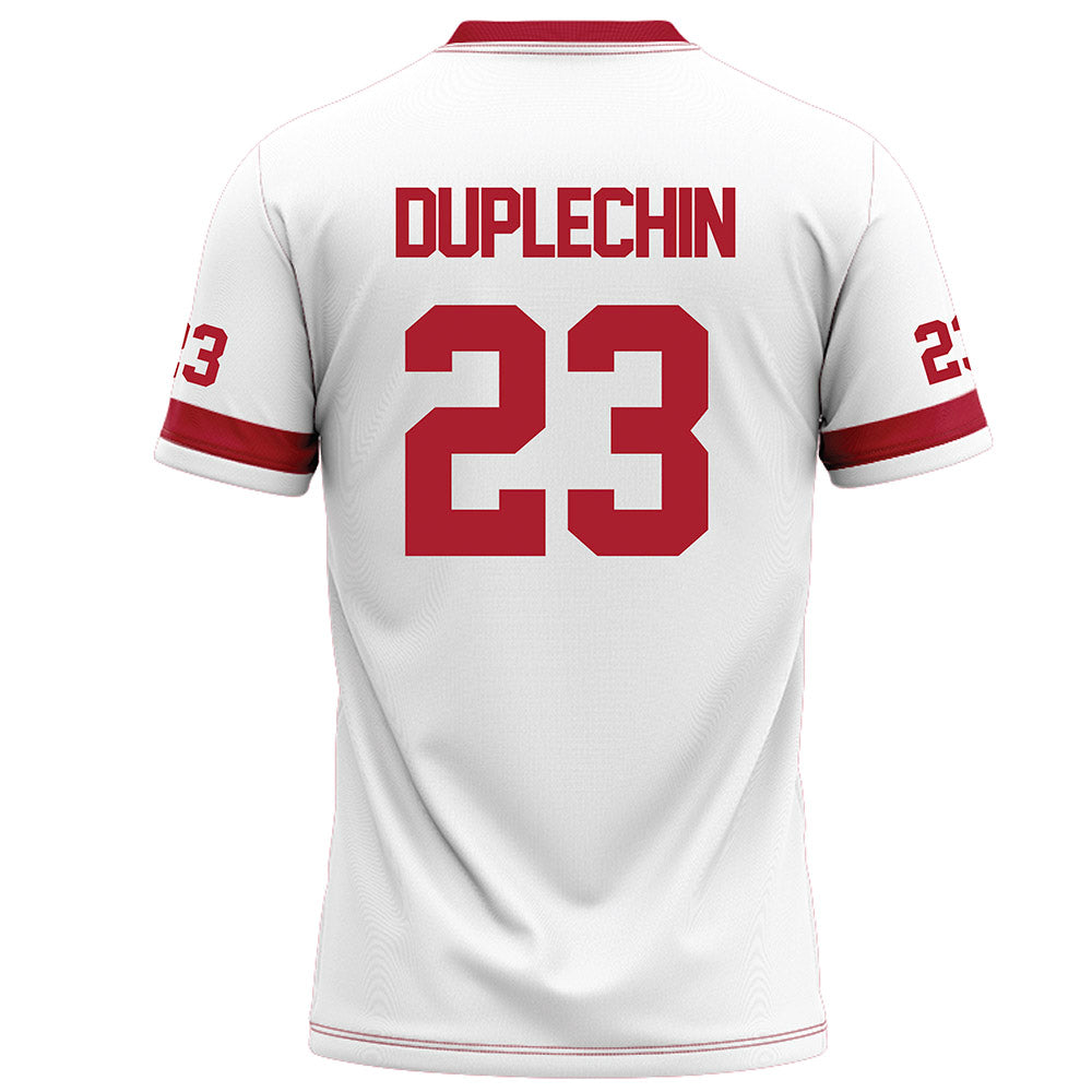 Nicholls State - NCAA Football : Gavin Duplechin - White Football Jersey-1