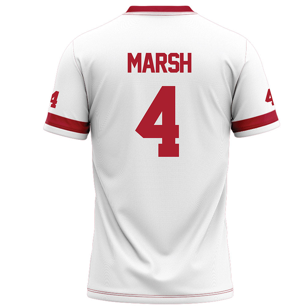 Nicholls State - NCAA Football : Ty Marsh - White Football Jersey-1