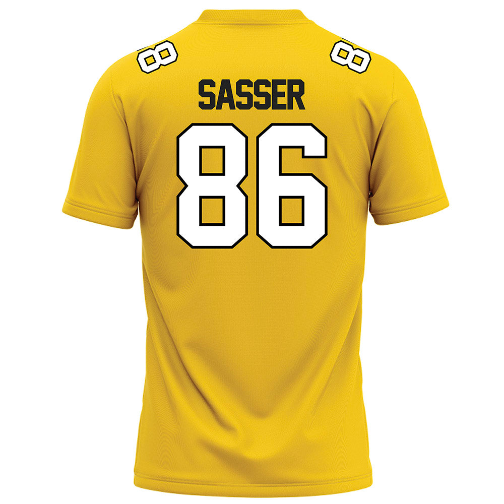 Centre College - NCAA Football : Lucas Sasser - Gold Football Jersey-1