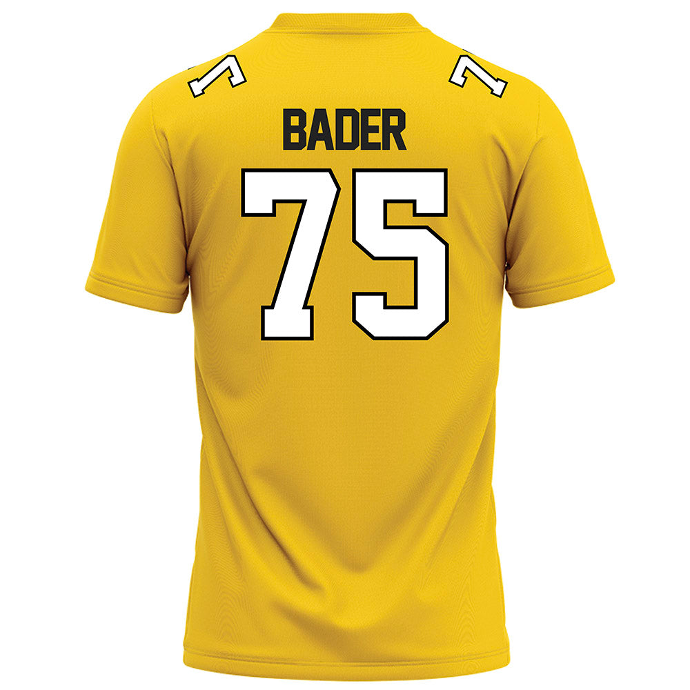 Centre College - NCAA Football : Jeremy Bader - Gold Football Jersey-1