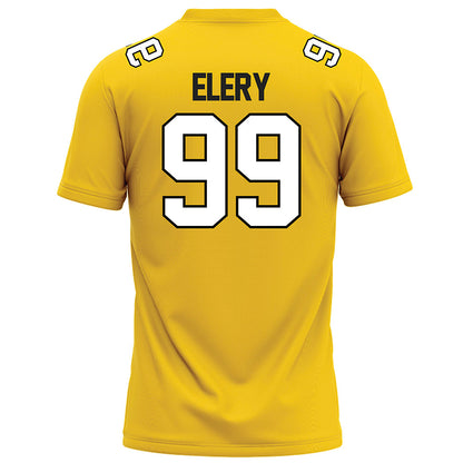 Centre College - NCAA Football : DeVaughn Elery - Gold Football Jersey-1
