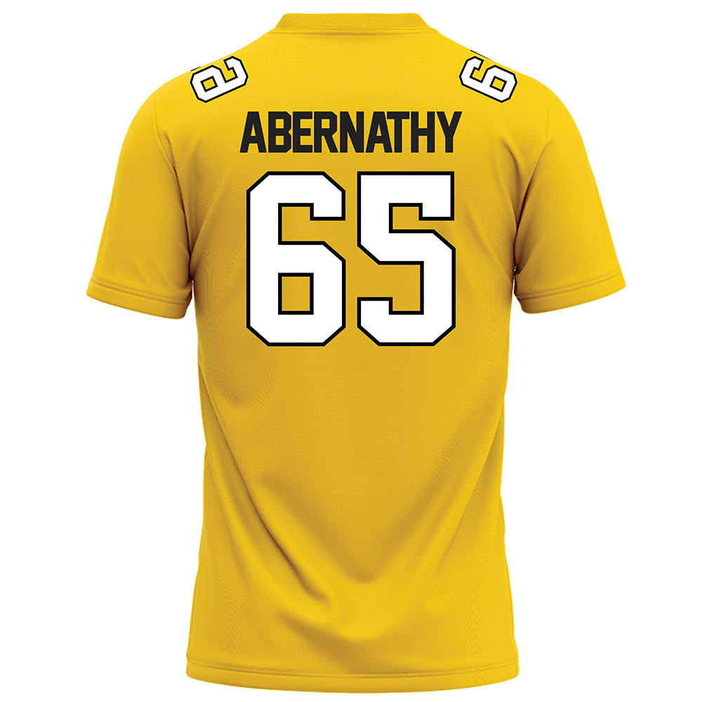 Centre College - NCAA Football : John Abernathy - Gold Football Jersey-1