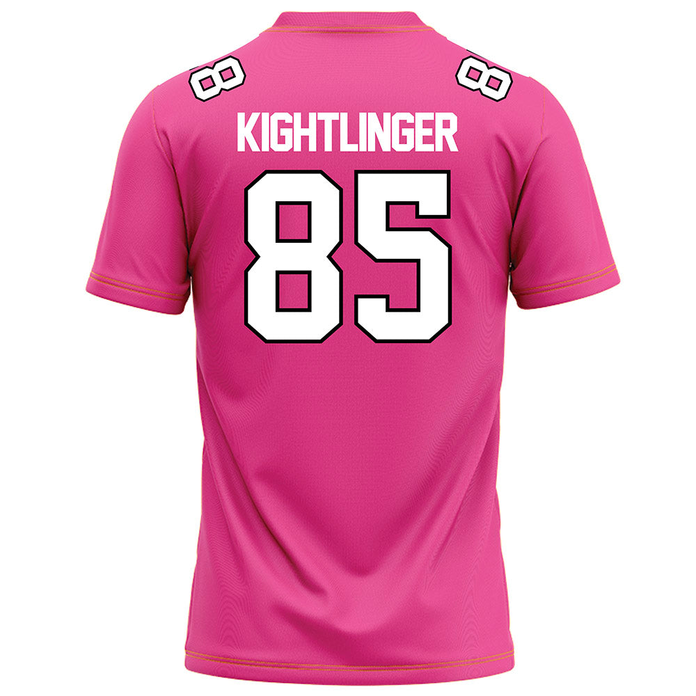 Centre College - NCAA Football : Brooks Kightlinger - Pink Football Jersey-3