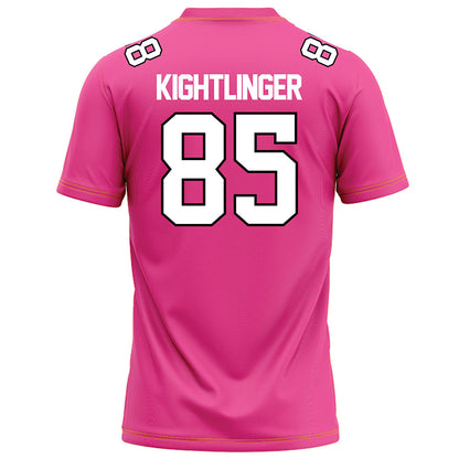Centre College - NCAA Football : Brooks Kightlinger - Pink Football Jersey-3