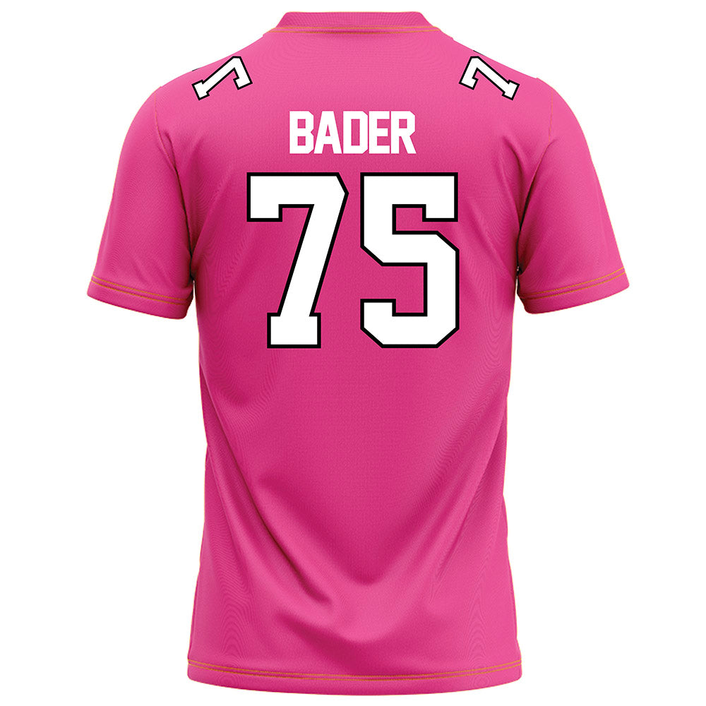 Centre College - NCAA Football : Jeremy Bader - Pink Football Jersey-3