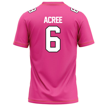 Centre College - NCAA Football : Lincoln Acree - Pink Football Jersey-2