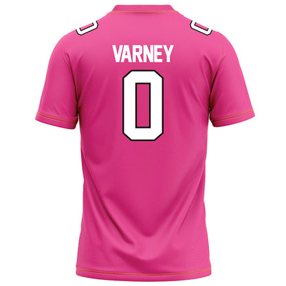 Centre College - NCAA Football : Cayden Varney - Pink Football Jersey-2
