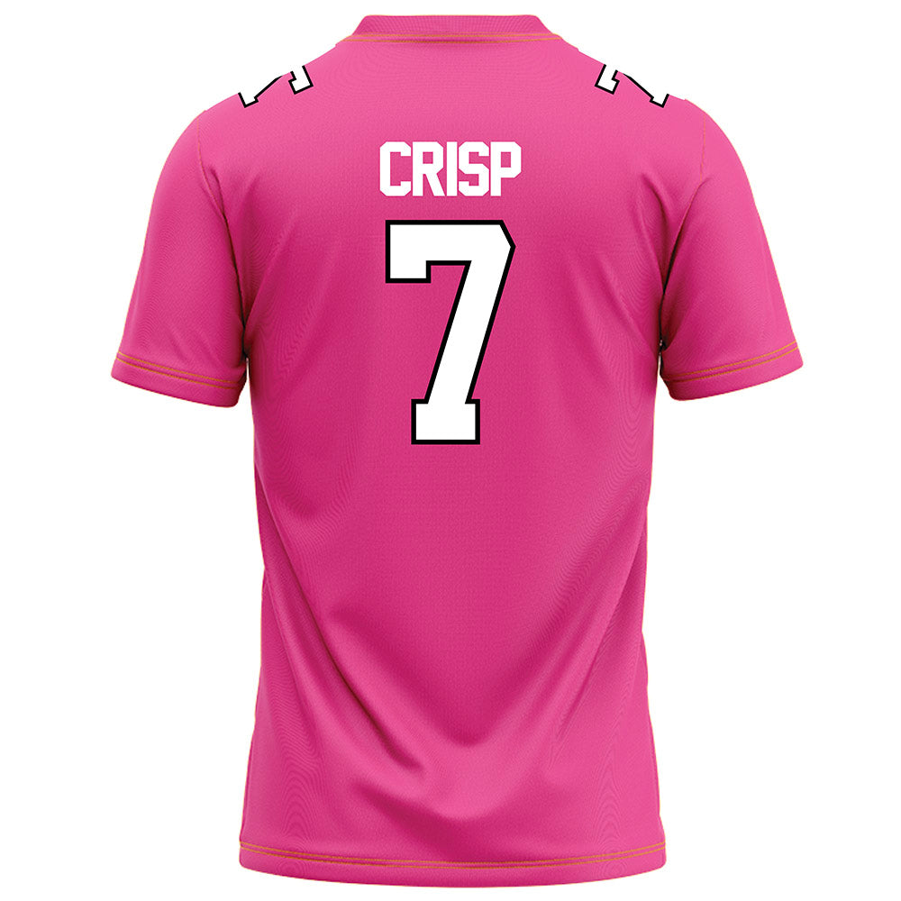 Centre College - NCAA Football : Westin Crisp - Pink Football Jersey-2