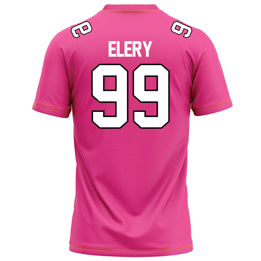 Centre College - NCAA Football : DeVaughn Elery - Pink Football Jersey-2