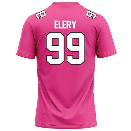 Centre College - NCAA Football : DeVaughn Elery - Pink Football Jersey-2