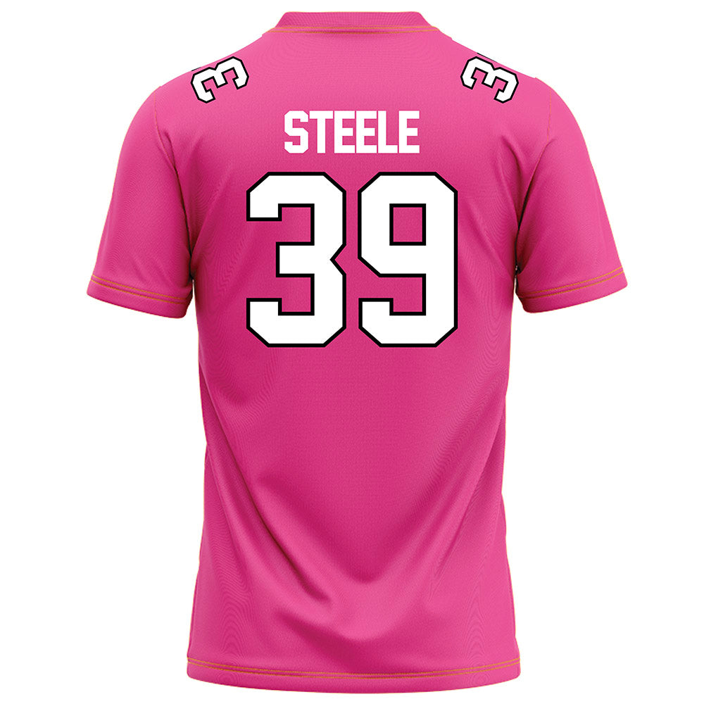 Centre College - NCAA Football : Ryan Steele - Pink Football Jersey-2