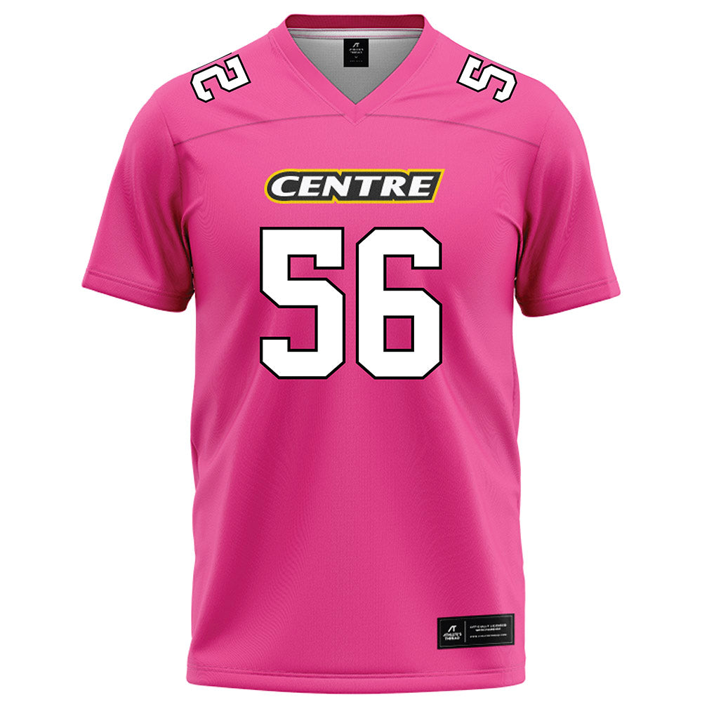Centre College - NCAA Football : Keandre Thompson - Pink Football Jersey-0