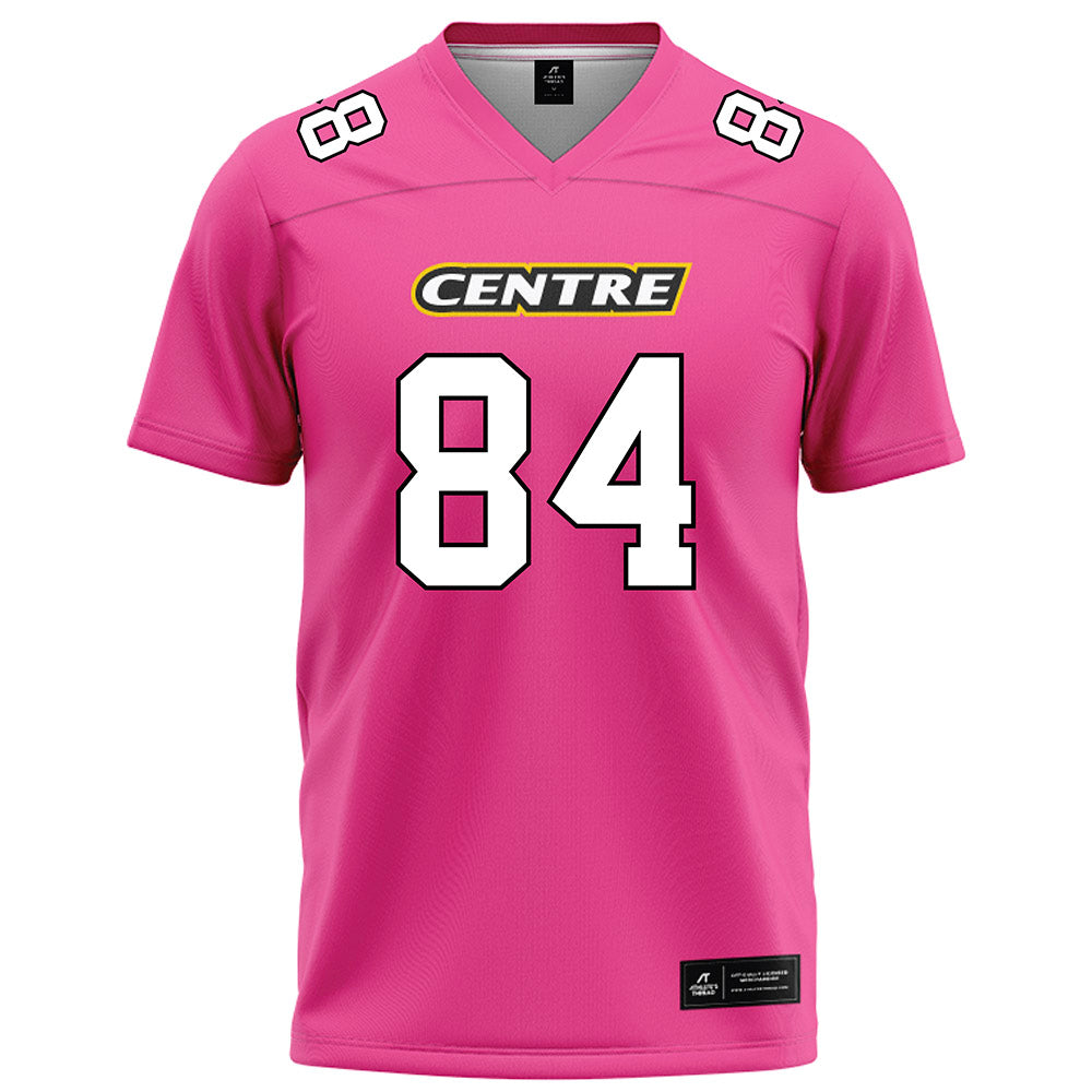 Centre College - NCAA Football : Jaiden Etienne - Pink Football Jersey-1