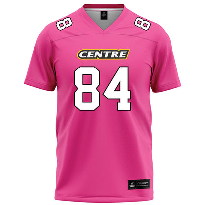 Centre College - NCAA Football : Jaiden Etienne - Pink Football Jersey-1