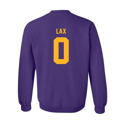 North Alabama - NCAA Men's Basketball : Jaquan Lax - Classic Fashion Shersey Crewneck Sweatshirt-1
