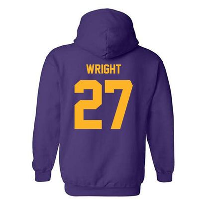 North Alabama - NCAA Softball : Claire Wright - Classic Fashion Shersey Hooded Sweatshirt-1