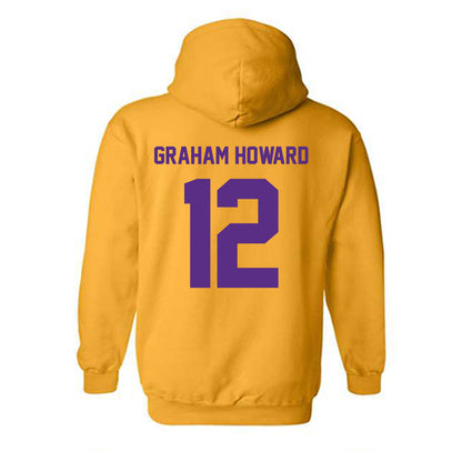 North Alabama - NCAA Men's Basketball : Cortez Graham Howard - Classic Fashion Shersey Hooded Sweatshirt-1