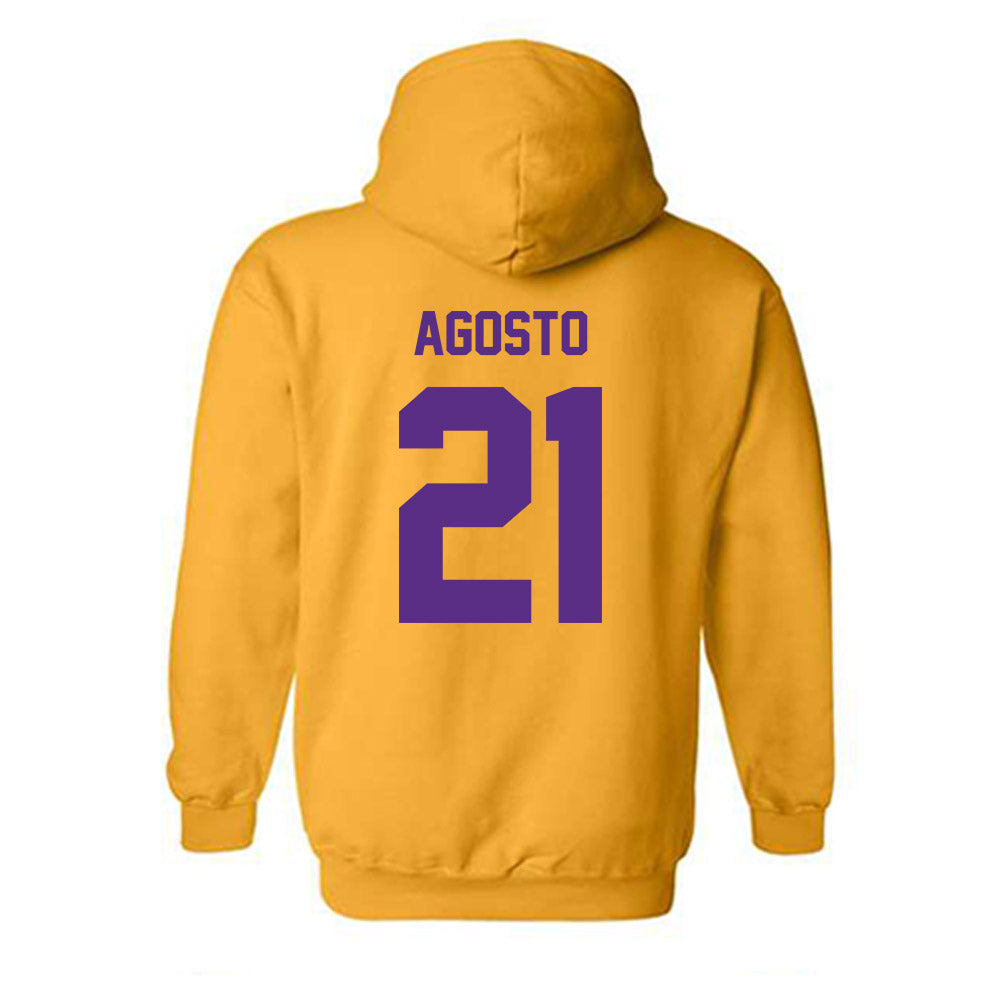North Alabama - NCAA Baseball : Justus Agosto - Classic Fashion Shersey Hooded Sweatshirt