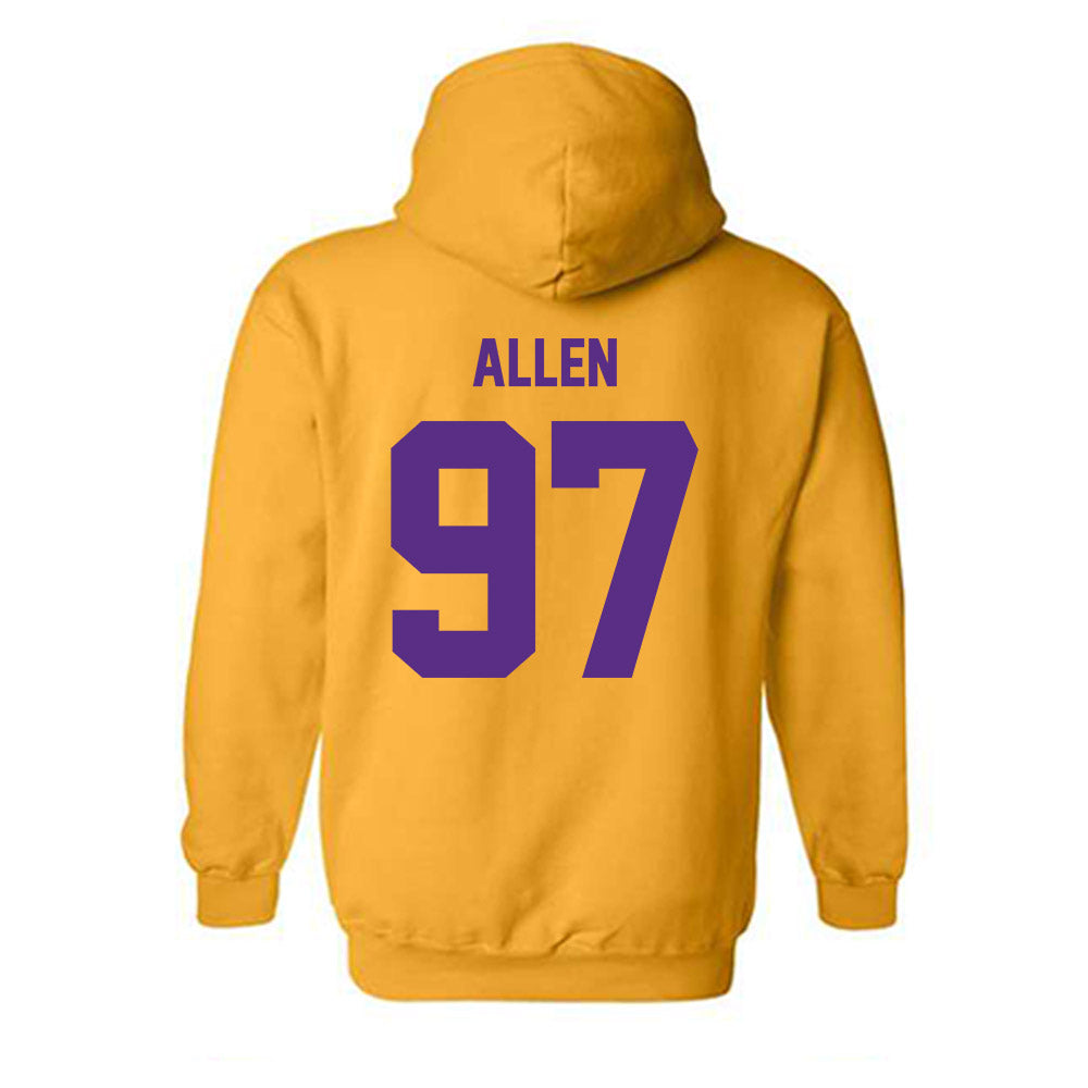 North Alabama - NCAA Football : Trace Allen - Classic Fashion Shersey Hooded Sweatshirt-1