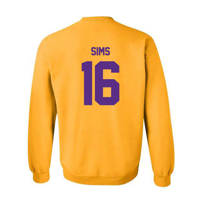 North Alabama - NCAA Football : Raelon Sims - Classic Fashion Shersey Crewneck Sweatshirt-1