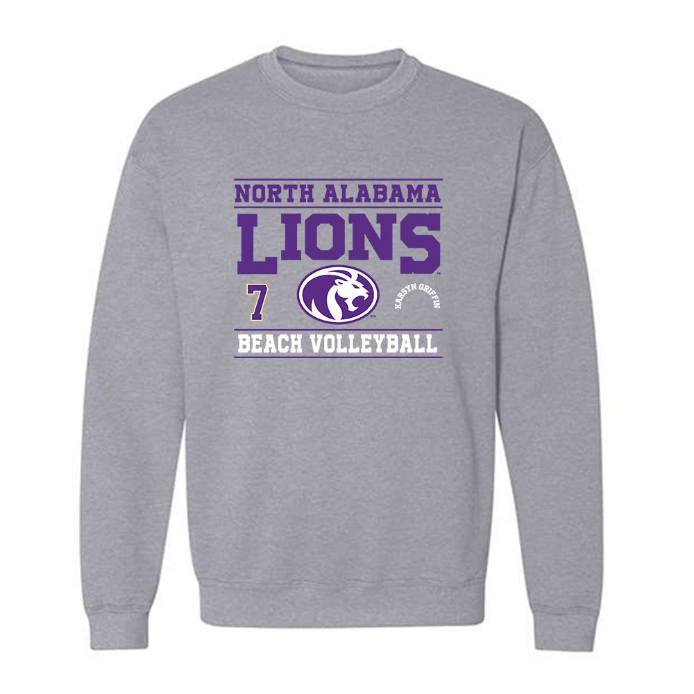 North Alabama - NCAA Beach Volleyball : Karsyn Griffin - Classic Fashion Shersey Crewneck Sweatshirt-0