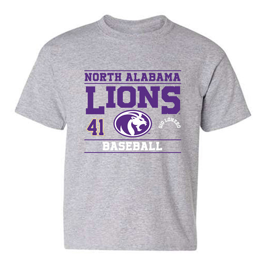 North Alabama - NCAA Baseball : Gio LoNero - Classic Fashion Shersey Youth T-Shirt-0
