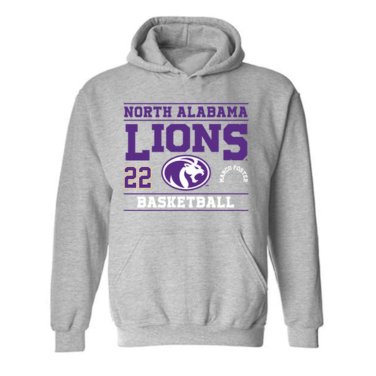 North Alabama - NCAA Men's Basketball : Marco Foster - Classic Fashion Shersey Hooded Sweatshirt