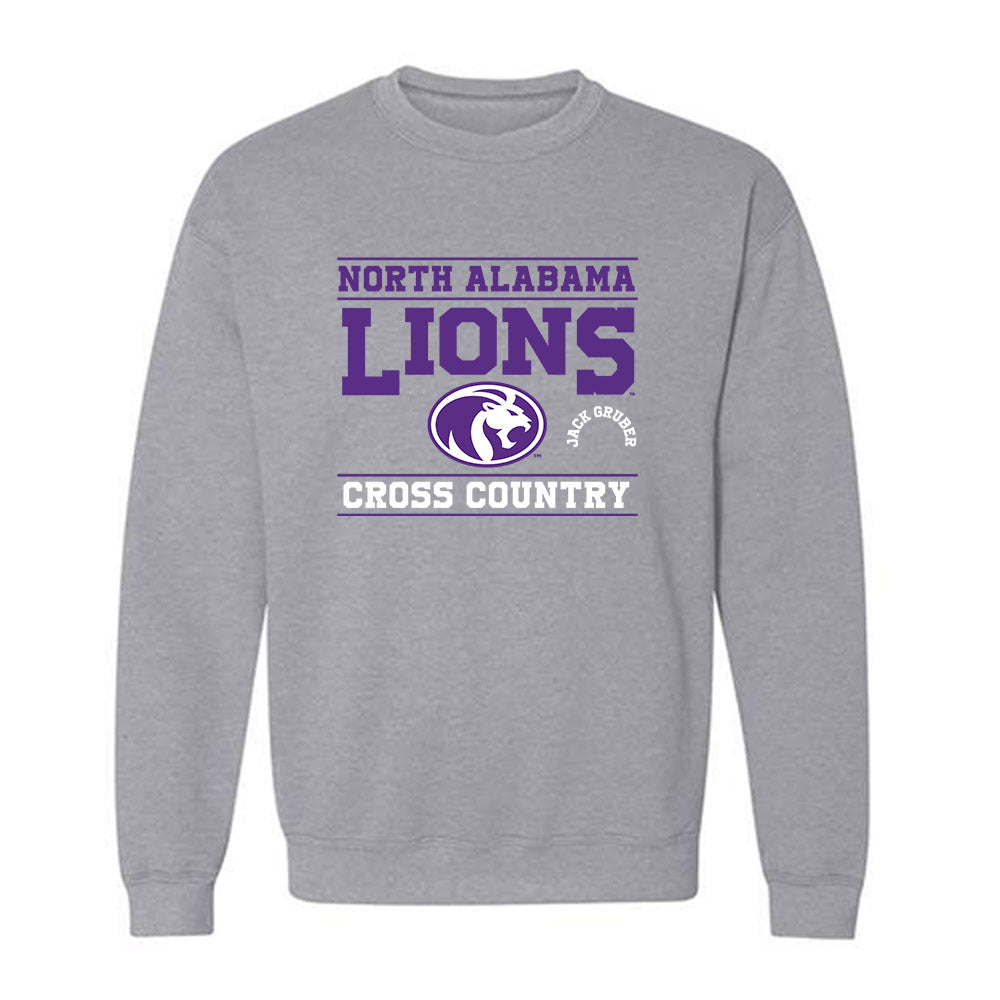 North Alabama - NCAA Men's Cross Country : Jack Gruber - Classic Fashion Shersey Crewneck Sweatshirt-0
