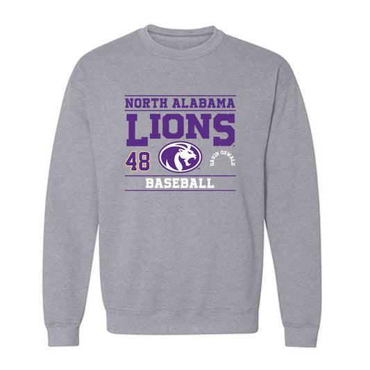 North Alabama - NCAA Baseball : Gavin Oswald - Classic Fashion Shersey Crewneck Sweatshirt-0