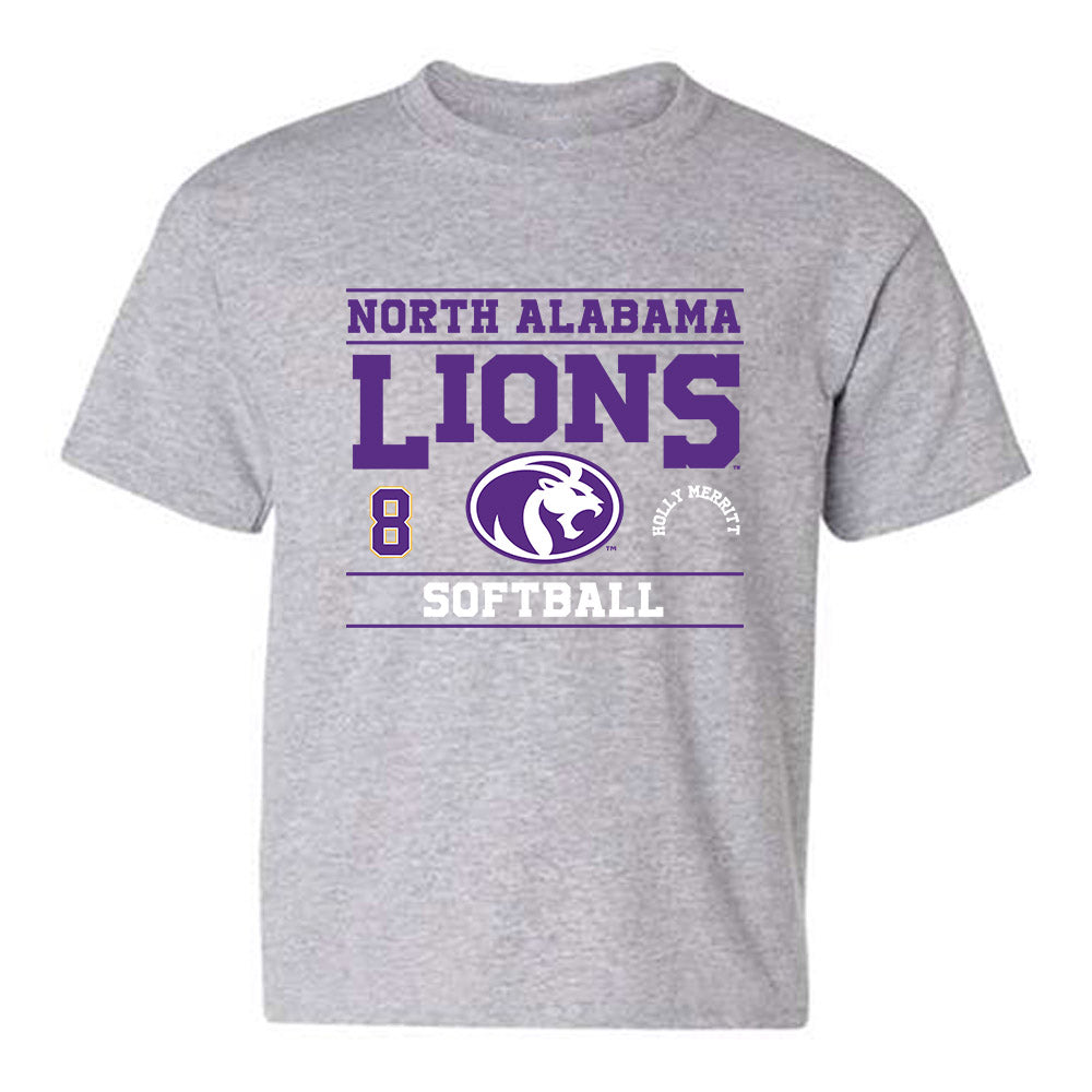 North Alabama - NCAA Softball : Holly Merritt - Classic Fashion Shersey Youth T-Shirt-0