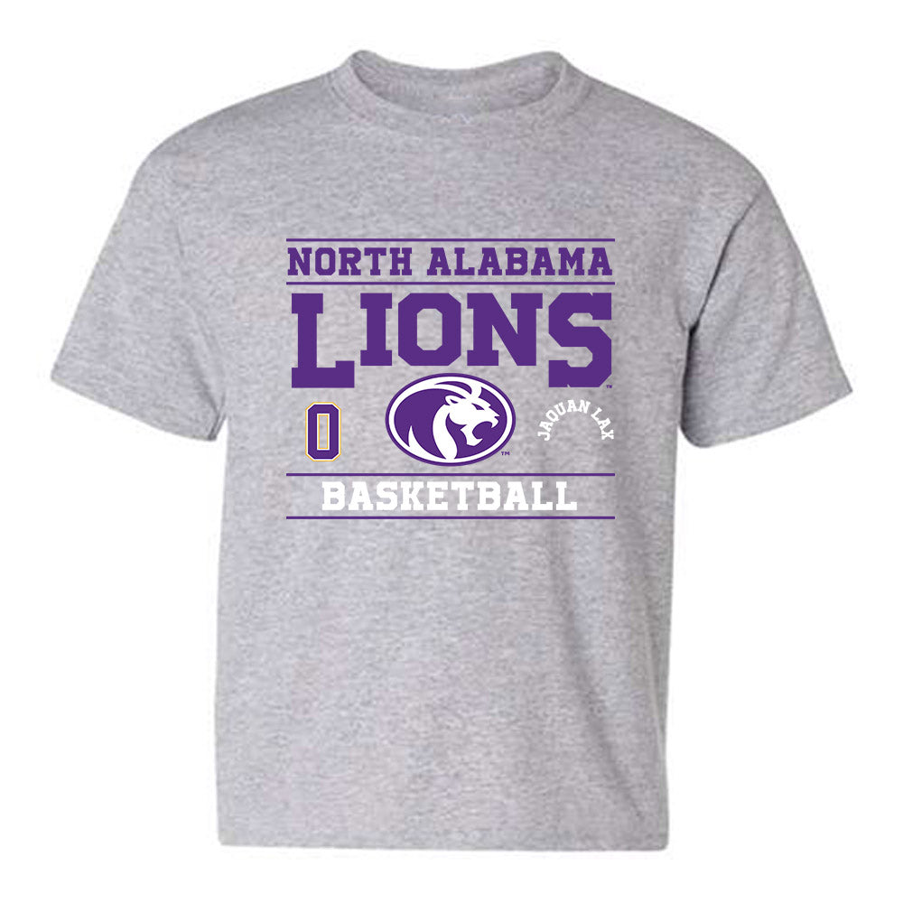 North Alabama - NCAA Men's Basketball : Jaquan Lax - Classic Fashion Shersey Youth T-Shirt-0