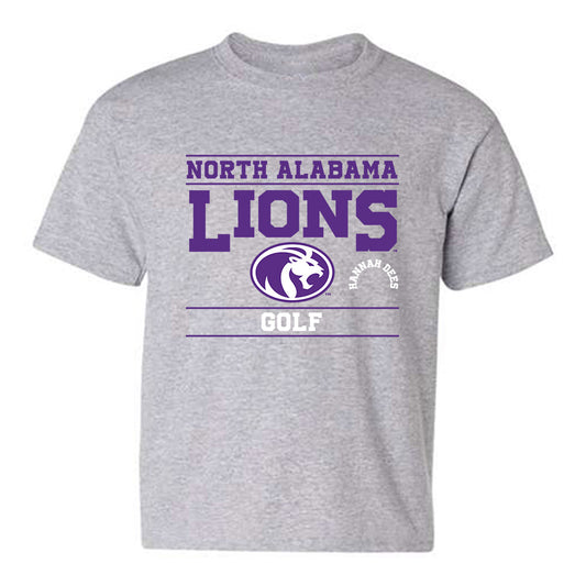 North Alabama - NCAA Women's Golf : Hannah Dees - Classic Fashion Shersey Youth T-Shirt-0